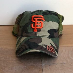 SF Giants camo baseball cap